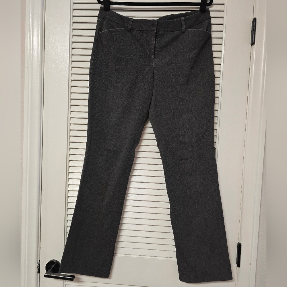 Express - Editor Grey Business Casual Office Pants With Pockets